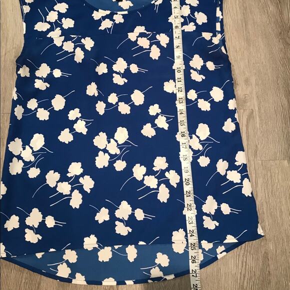 TOMMY HILFIGER Blue & White Top Size Small - Picture 7 of 10